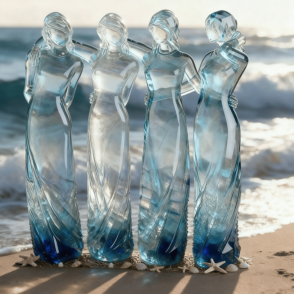 🔥LAST DAY 49% OFF🌊Sisters by My Side, Celebrates Friendships Three Sisters Sculpture